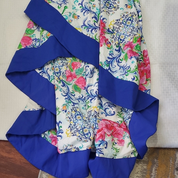 Nwt Boston Proper  Floral Dress in Blue and White - Picture 11 of 16